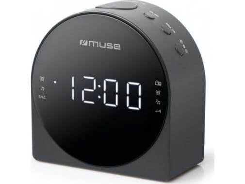 Muse M 185 CR Klokke Digitalt FM MW LED 2,29 cm 0.9" Hvit Muse M 185 CR Klokke Digitalt FM MW LED 2,29 cm 0.9" Hvit