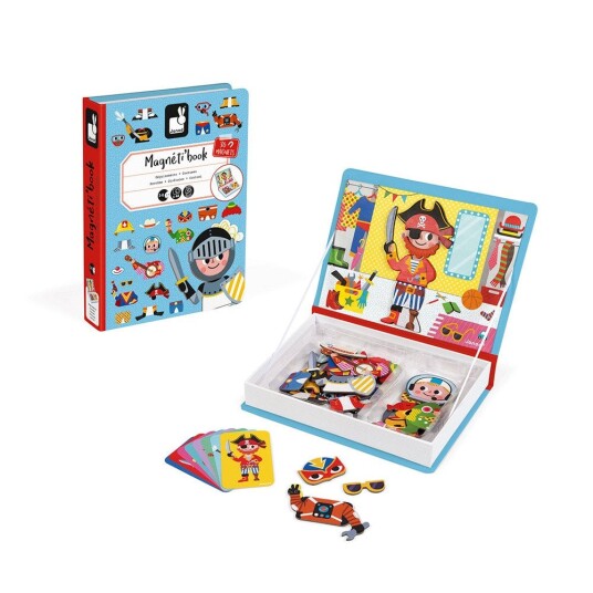 Janod Magneti'Book Boy's Costumes 36 magnets LKJ2719