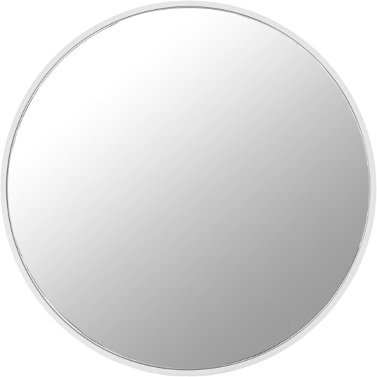 Scandi Living Sphere speil Ø80 cm White