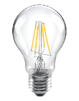 SG Lyskilder E27 Filament Sølv 4W LED 2700K