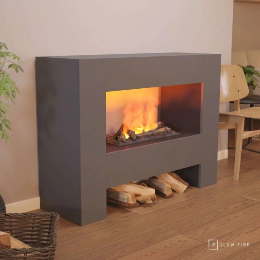 Glow Fire Fallada Omc 600 - Grå (HYB-50-120GR-logset600)