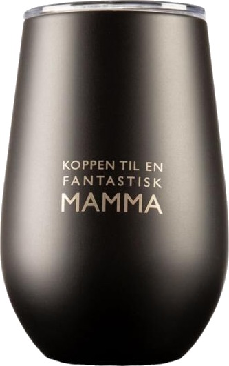 Pictureit - Termokopp MAMMA 33 cl svart Pictureit - Termokopp MAMMA 33 cl svart