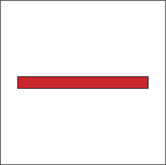 A Class Division Alu-plate 30x30cm Reflekterende