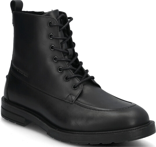 Tommy Hilfiger Cleated Hilfiger Brush Wl Boot Black 40