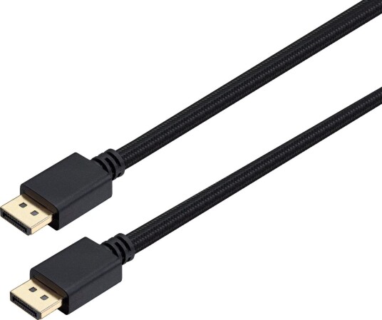 Sandstrøm DisplayPort til DisplayPort 1.4-kabel 2m Sandstrøm DisplayPort til DisplayPort 1.4-kabel 2m