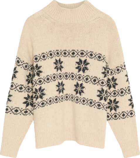 The New Society Dame Strikkevarer Beige S, The New Society Dame Strikkevarer Beige S,