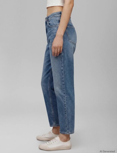 Calvin Klein Jeans Mom Jean Foster Blue Blue 29 x 30 Calvin Klein Jeans Mom Jean Foster Blue Blue 29 x 30