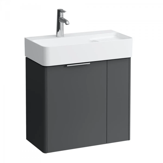 Laufen Base Servantskap med 2 dører 58,5x29x52,5 cm Trafikk Grå Laufen Base Servantskap med 2 dører 58,5x29x52,5 cm Trafikk Grå