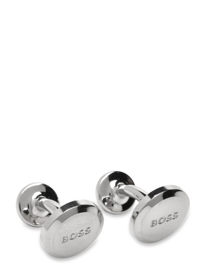 BOSS B Logo Cuf Silver ONE SIZE BOSS B Logo Cuf Silver ONE SIZE