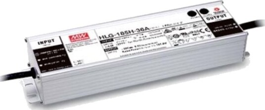 Mean Well Hlg 185H 36 187,2 W Ip67 62000 Timer  40   90 °C 90 ~ 305 V 47   63 Hz