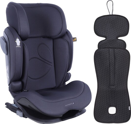 Beemoo Recline i-Size Beltestol inkl. Ventilerende Pute Anthracite