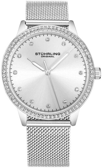 Stührling Original Dameklokke 3904.1 Vogue Sølvfarget/Stål Ø38 mm