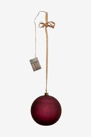 Star Trading   Dekor Bliss 20 cm   Rød