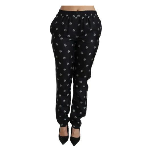 Dolce & Gabbana Dame Bukser Svart M