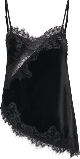 JDY Jdyvalerie S/L Velvet Lace Top Jrs   Black   S