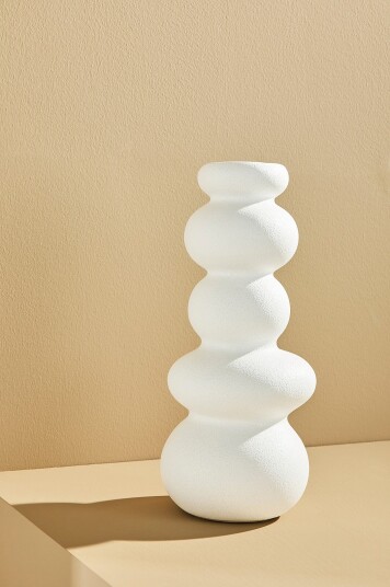 Pastill Abby vase Hvit