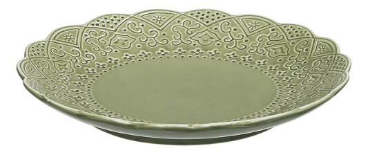 Cult Design  Orient tallerken flat 19 cm pesto