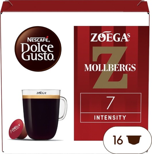 Dolce Gusto Nescafé Zoégas Mollberg til Dolce Gusto. 16 kapsler