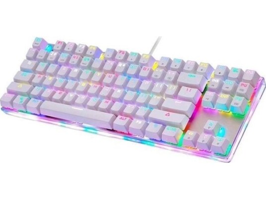 Motospeed K87s Mekanisk Tastatur Med Rgb-Belysning Usa Rød Bryter