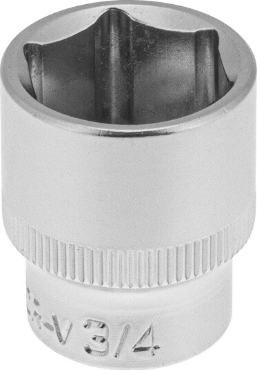PELA 562482 Pipe Drivstørrelse 3/8", 6-Kant, Kort 3/4"