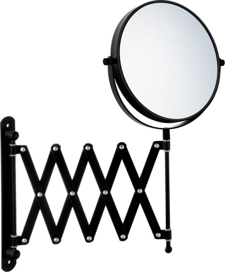 Beslagsboden Glow 632 Sminkespeil med Uttrekkbar arm Svart Matt Beslagsboden Glow 632 Sminkespeil med Uttrekkbar arm Svart Matt