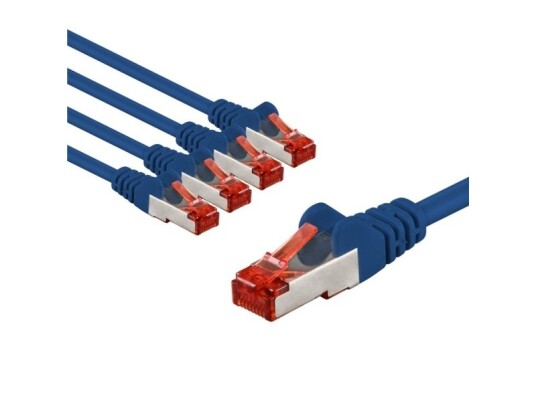 Goobay 66607 2 M Cat6 S/Ftp S-Stp Rj-45 Rj-45 Blå Röd Goobay 66607 2 M Cat6 S/Ftp S-Stp Rj-45 Rj-45 Blå Röd