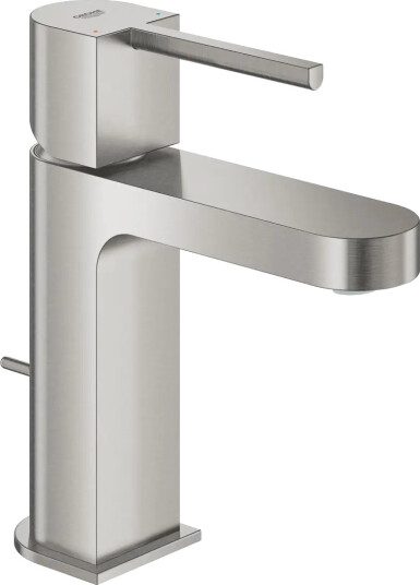 Grohe Plus servantbatteri Med bunnventil, Supersteel