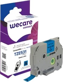Wecare Connect Blå Rull 1,2 Cm X 8 M 1 KassettEr Merketape For Brother Tze 531 Wecare Connect Blå Rull 1,2 Cm X 8 M 1 KassettEr Merketape For Brother Tze 531