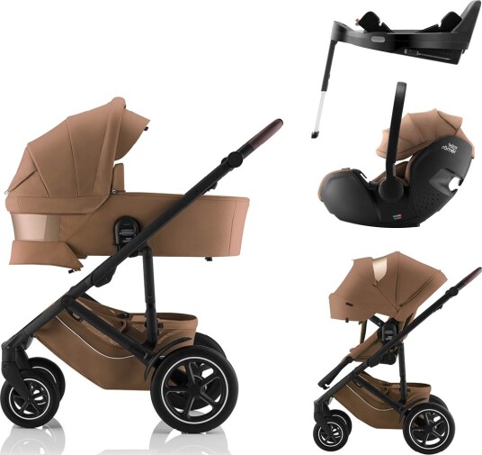 Britax Römer Smile 5Z 4in1 Warm Caramel Lux + Baby Safe Pro & Base 5Z Vario