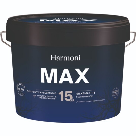 Harmoni Max Silkematt Hvit 9l