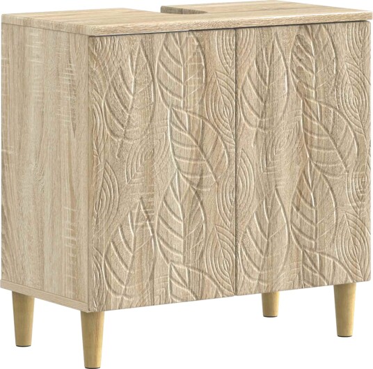 vidaXL Baderomsvaskeskap DELFT Sonoma eik 59,5 x 31,5 x 59 cm