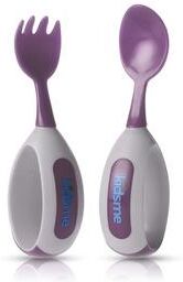 Kidsme Skje & gaffel sett Plum   1 stk.