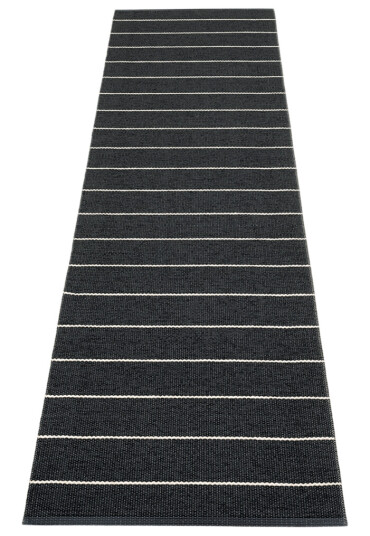 Pappelina Carl matte sort 70x270 cm
