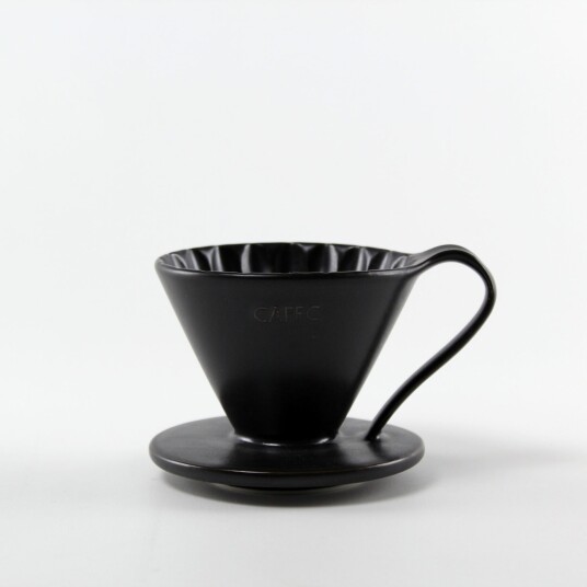 Cafec Flower Dripper - Black , Cup 1 (1-2 cups) Cafec Flower Dripper - Black , Cup 1 (1-2 cups)