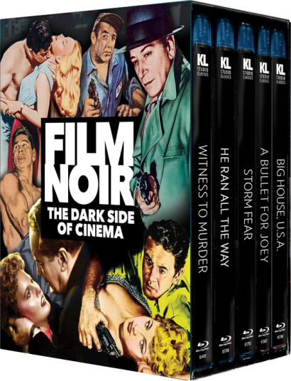 Film Noir: The Dark Side of Cinema I: He Ran All the Way / Witness to Murder / Big House U.S.A. / A Bullet for Joey / Storm Fear Bluray