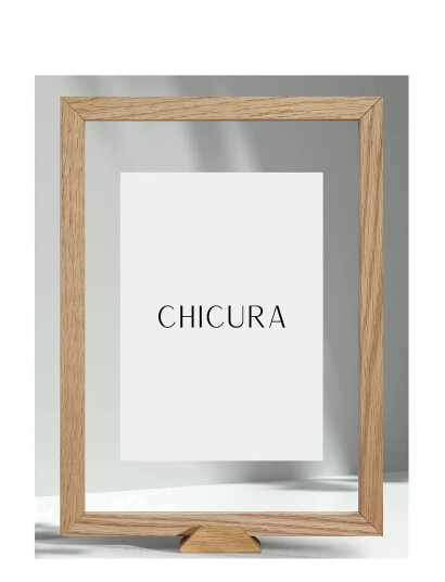 ChiCura Linia Frame   A4   Oak Incl. Frame Stand   A4