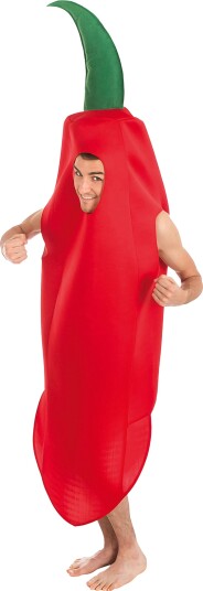 Chaks Rød Chili Kostyme One size C4143