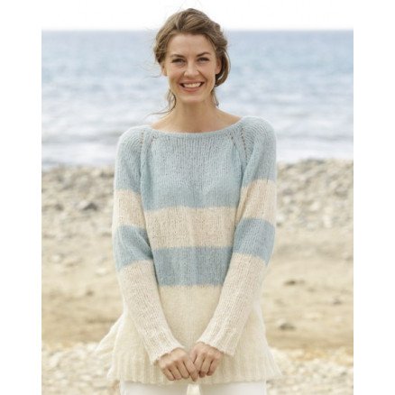 Weekend Getaway by DROPS Design Genser Strikkeoppskrift str S XXXL