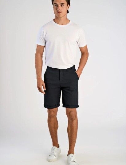 Lindbergh Superflex Chino Shorts Black S Lindbergh Superflex Chino Shorts Black S
