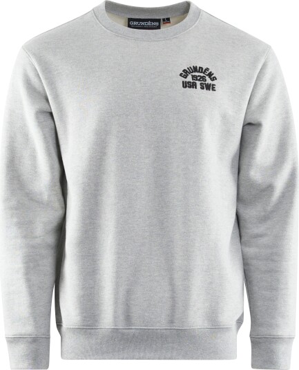 Grundéns Men"s 1926 Crew Sweatshirt Lightgrey L Grundéns Men"s 1926 Crew Sweatshirt Lightgrey L