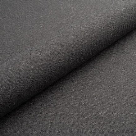 Balsløw Møbelstoff Kanvas glatt 142cm 2543 Koksgrå 50cm