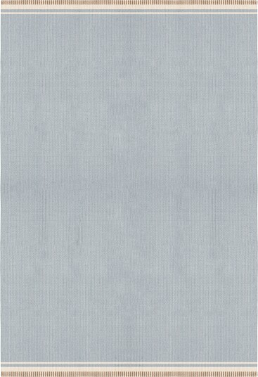 Röllakan Solid Ullteppe 140x200 cm Sky Blue