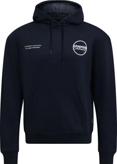 Blend Bhlouis Graphic Txt Hood Sweat Navy M