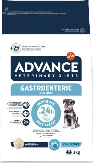 Affinity Advance Veterinary Diets Tørrfôr Veterinary Diets Dog Mini Gastroenteric 3 kg