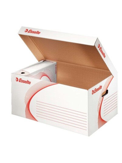 Esselte Arkiveske  topppn. m/lokk Hvit