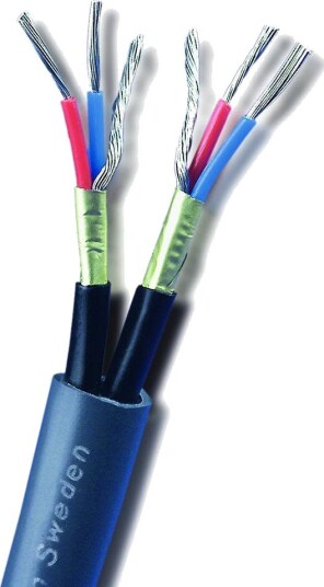 Supra Audiokabel 1001800174 Flammehemmende Og Halogenfri 2 × 2 × 0,24 mm², 200 m