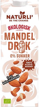 Naturli Mandeldrikk usøtet Økologisk 1000 ml Naturli Mandeldrikk usøtet Økologisk 1000 ml