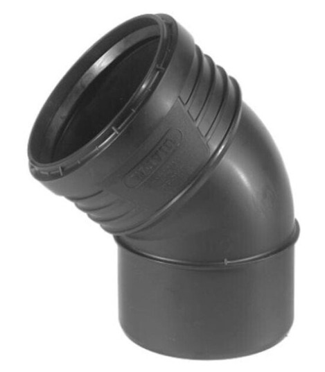 Wavin SiTech+ 90mm 45° Avløpsbend for Kloakk Wavin SiTech+ 90mm 45° Avløpsbend for Kloakk