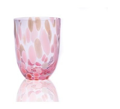 Big Confetti Drikkeglass Rosa/Lt. blue Big Confetti Drikkeglass Rosa/Lt. blue