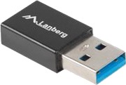 Lanberg Usb Adapter Usb Type A Hann Til Usb C Hunn Usb 3.1 Gen1 Otg Svart Lanberg Usb Adapter Usb Type A Hann Til Usb C Hunn Usb 3.1 Gen1 Otg Svart